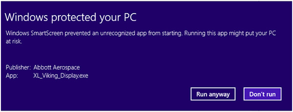Windows Protected Your PC Warning Work Around